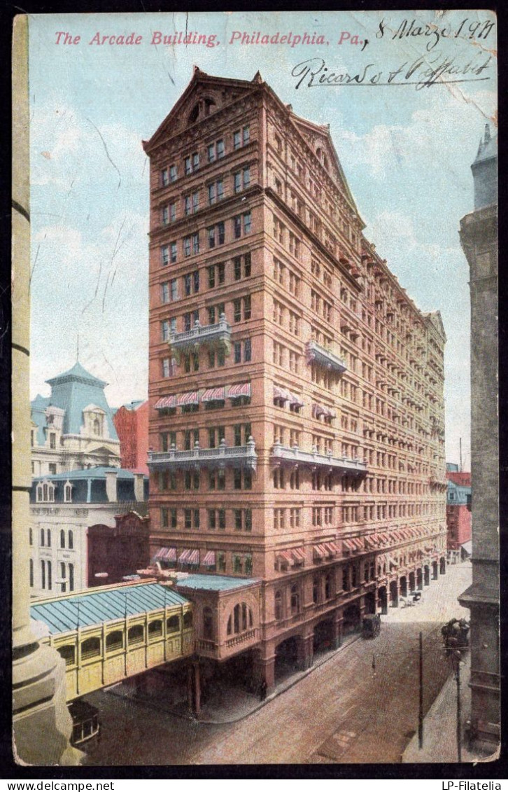 United States - 1911 - Philadelphia - The Arcade Building - Philadelphia