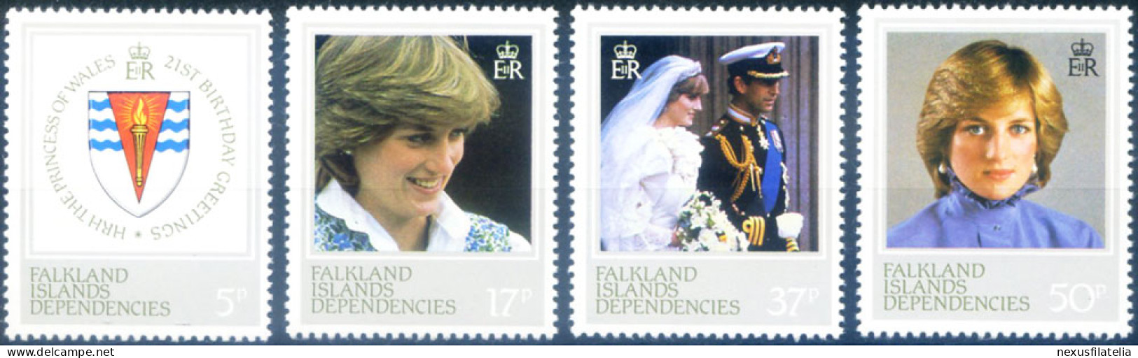 Dependencies. Famiglia Reale 1982. - Falkland