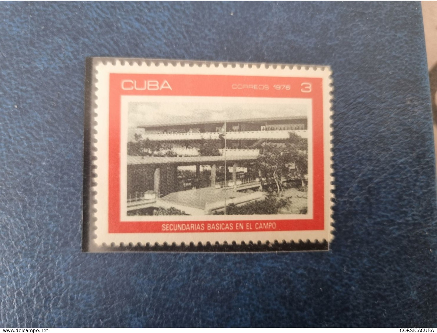 CUBA  NEUF  1976     ESCUELA  BASICAS  EN  EL  CAMPO  //  PARFAIT  ETAT  //   Sans Gomme - Unused Stamps