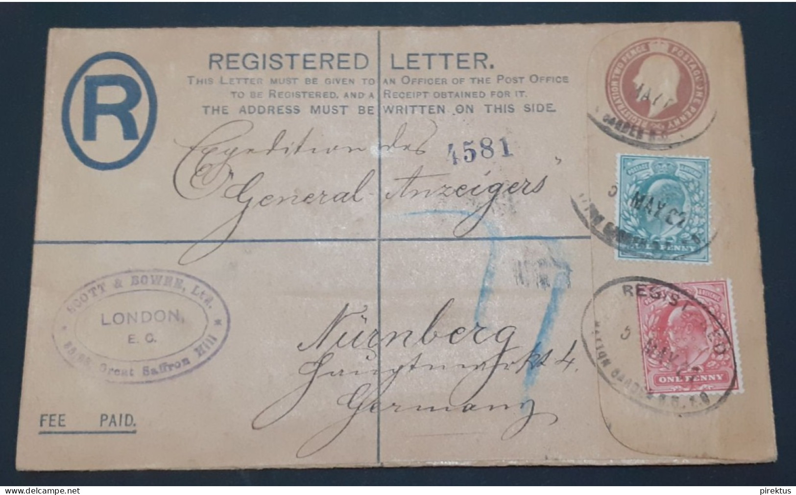 Great Britain 1902 Cover - Cartas & Documentos