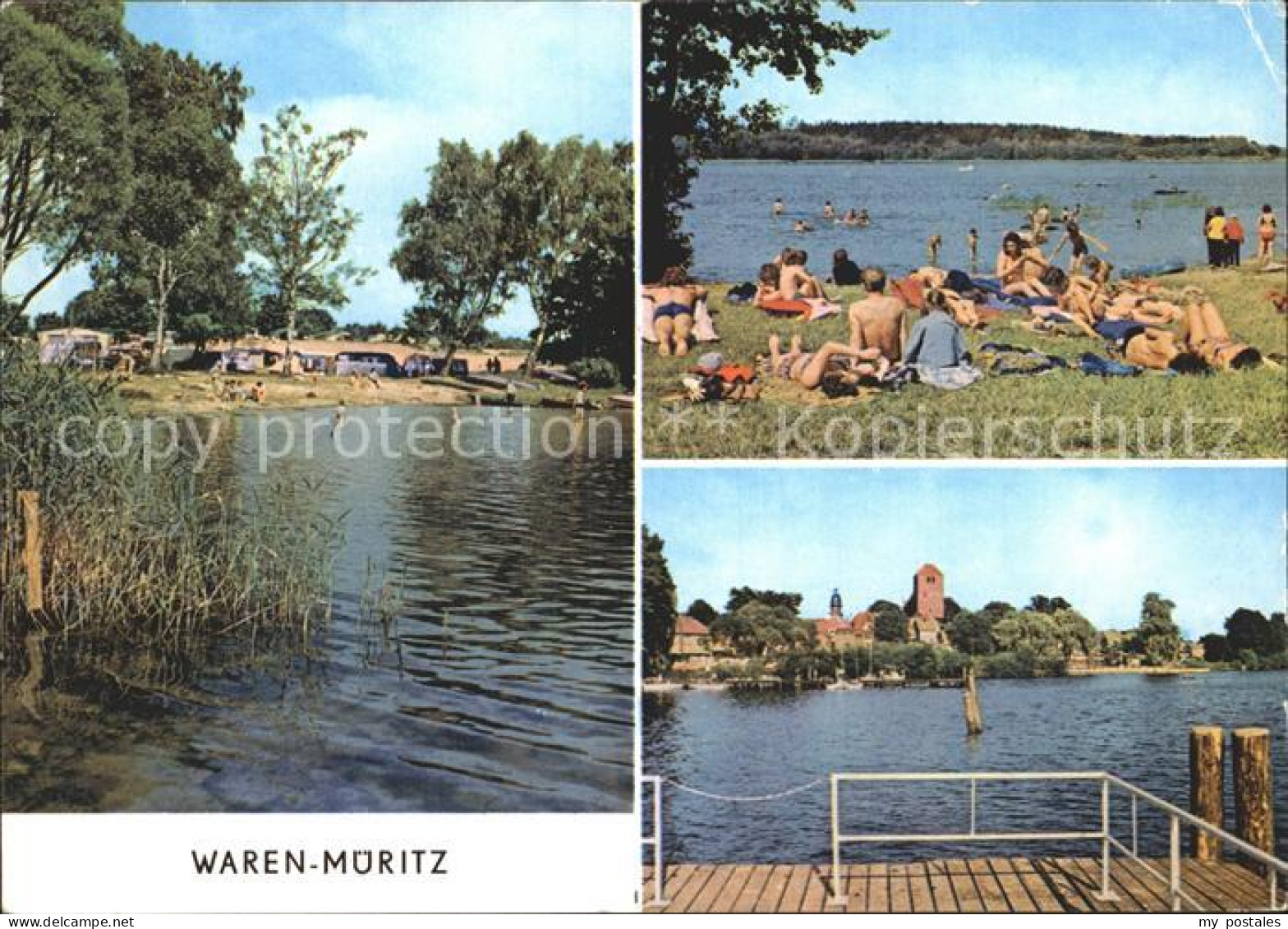 72403143 Waren Mueritz Badestrand Zeltplatz Ecktannen Waren - Waren (Müritz)