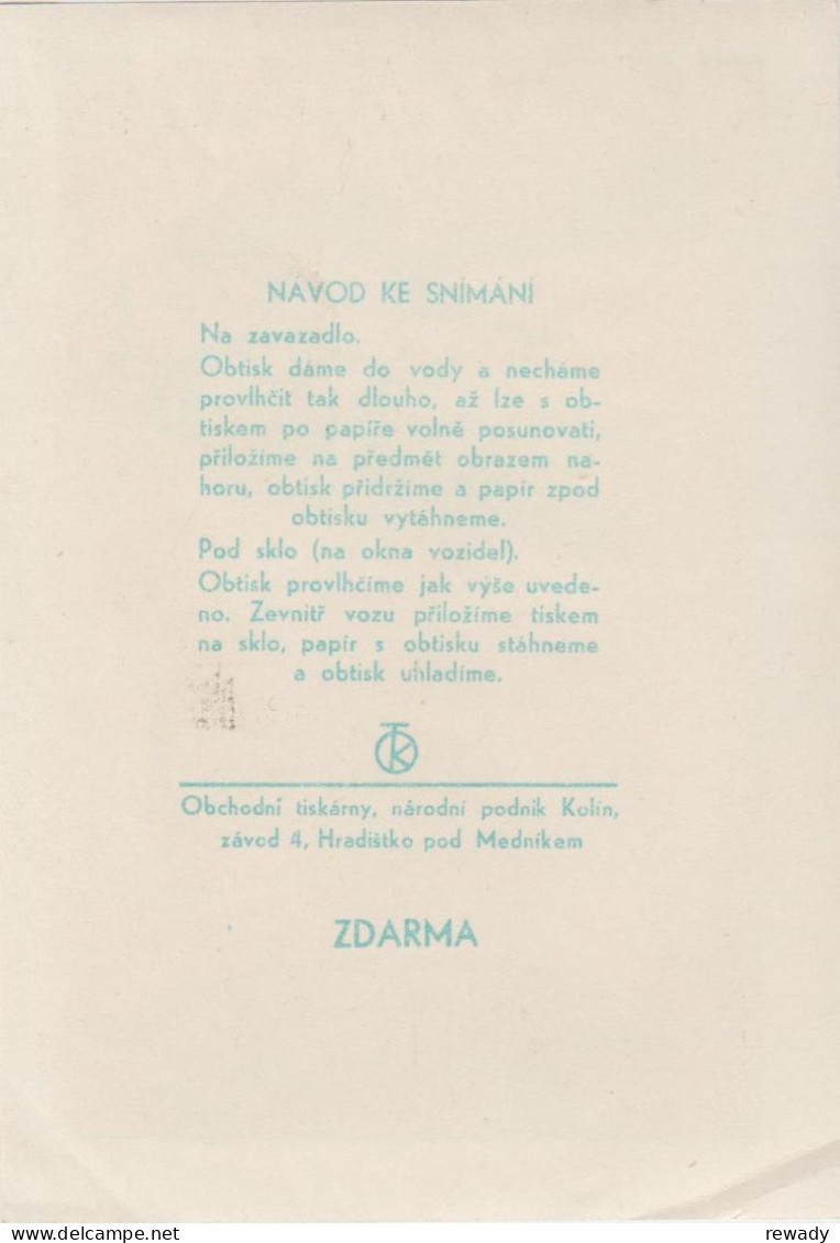 Czech Republic - Marianske Lazne - Hotel Esplanade - Label - Etiquette - Etiquettes D'hotels