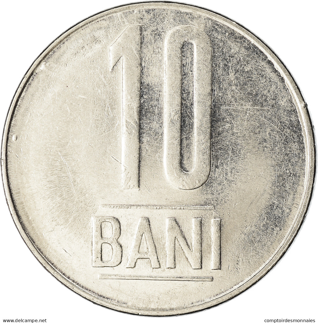 Monnaie, Roumanie, 10 Bani, 2008, Bucharest, SUP, Nickel Plated Steel, KM:191 - Roemenië