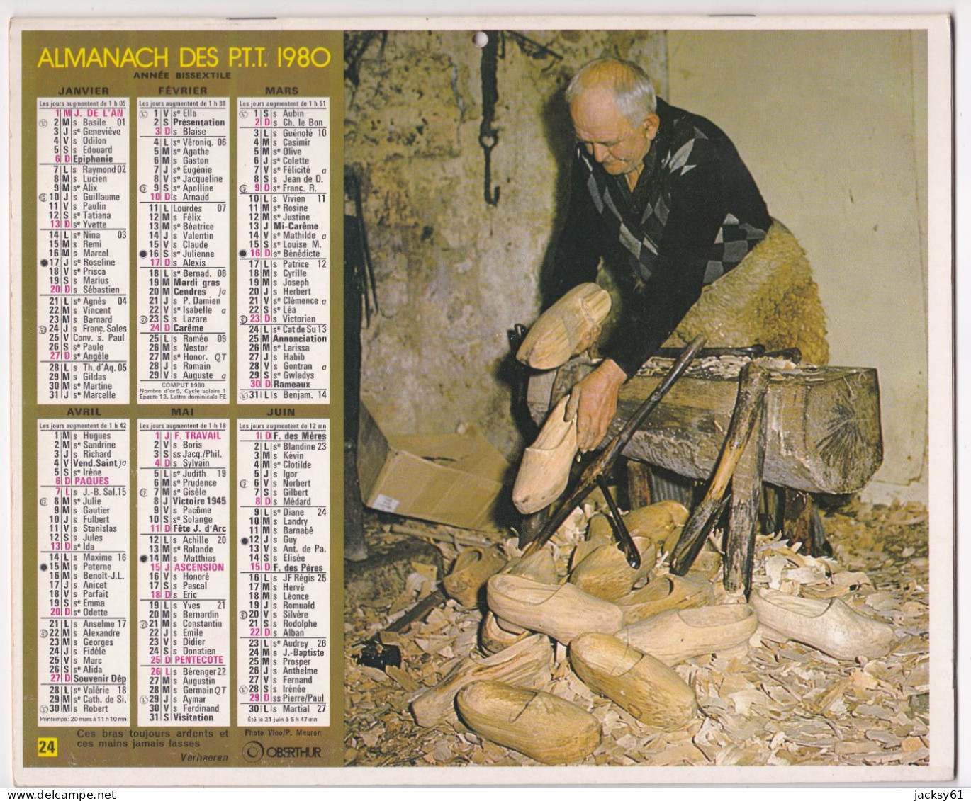 Almanach Des P.T.T.  1980 - Formato Grande : 1971-80
