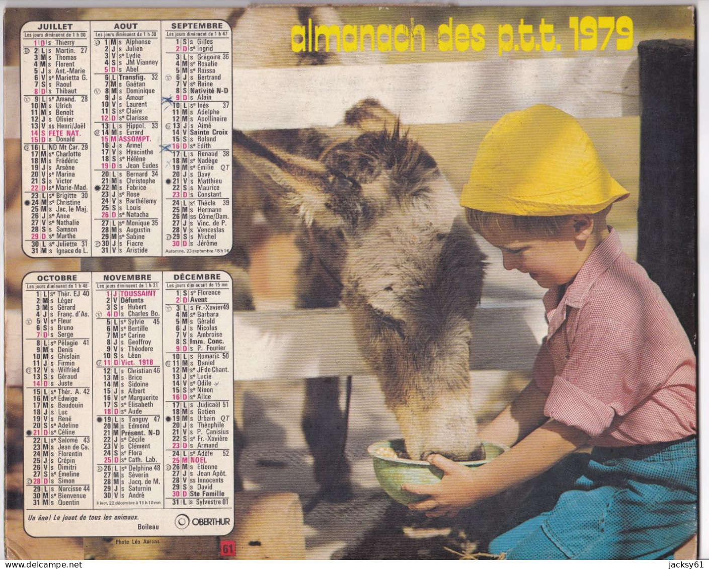 Almanach Des P.T.T.  1979 - Tamaño Grande : 1971-80