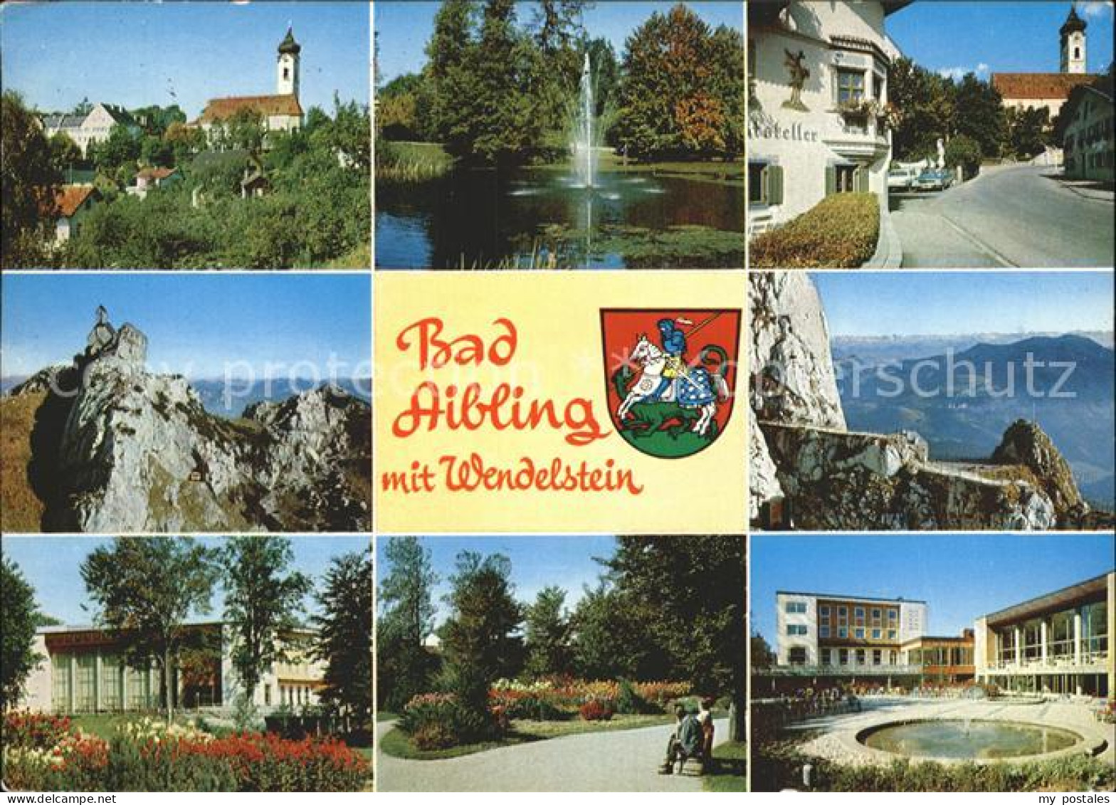 72402030 Bad Aibling Wendelstein Kurhaus Kurpark Kirchzeile Wendelstein Gipfelst - Bad Aibling