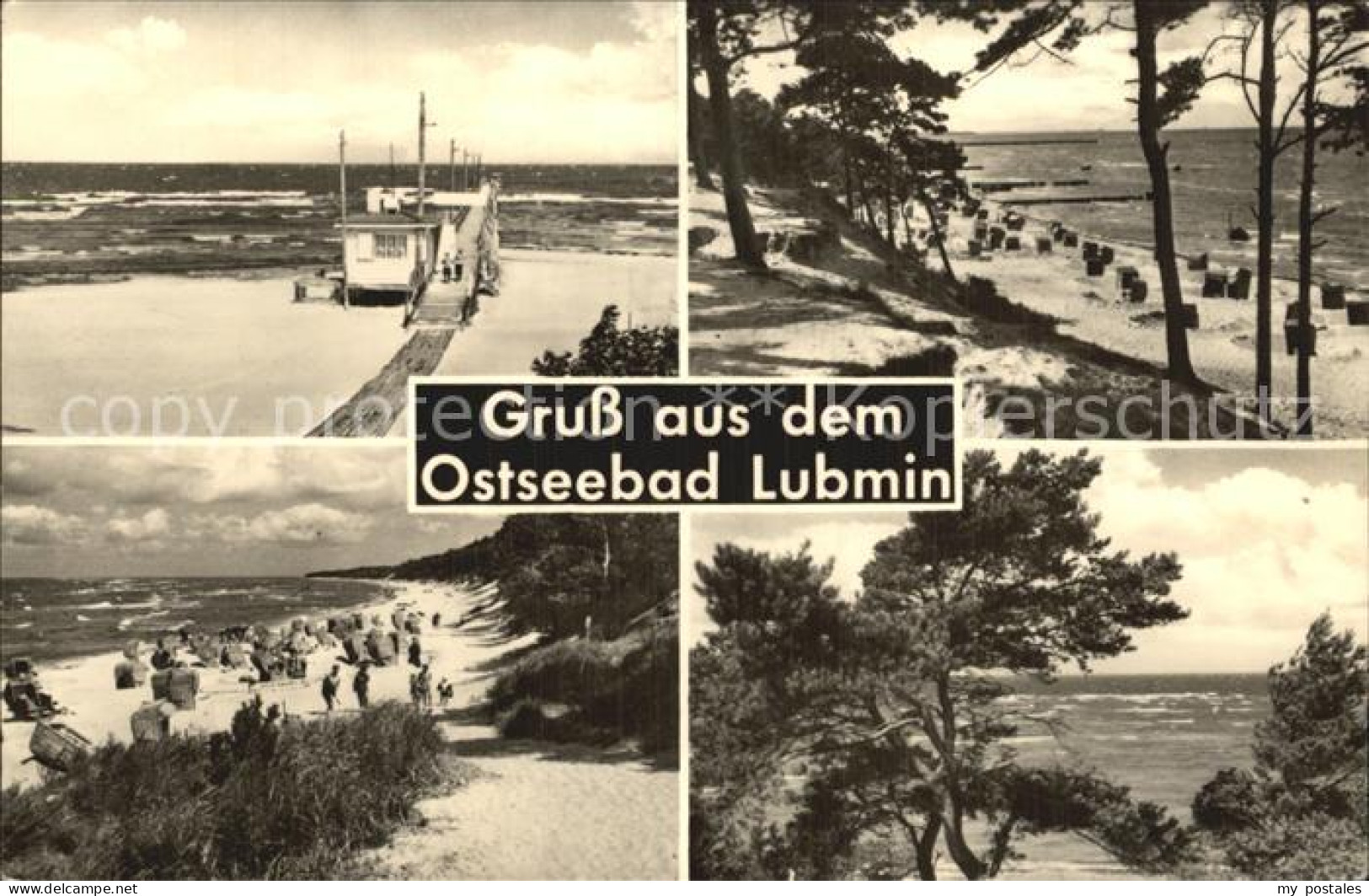 72401664 Lubmin Ostseebad Strandpartien Strandhaeuschen Meerblick Lubmin - Lubmin