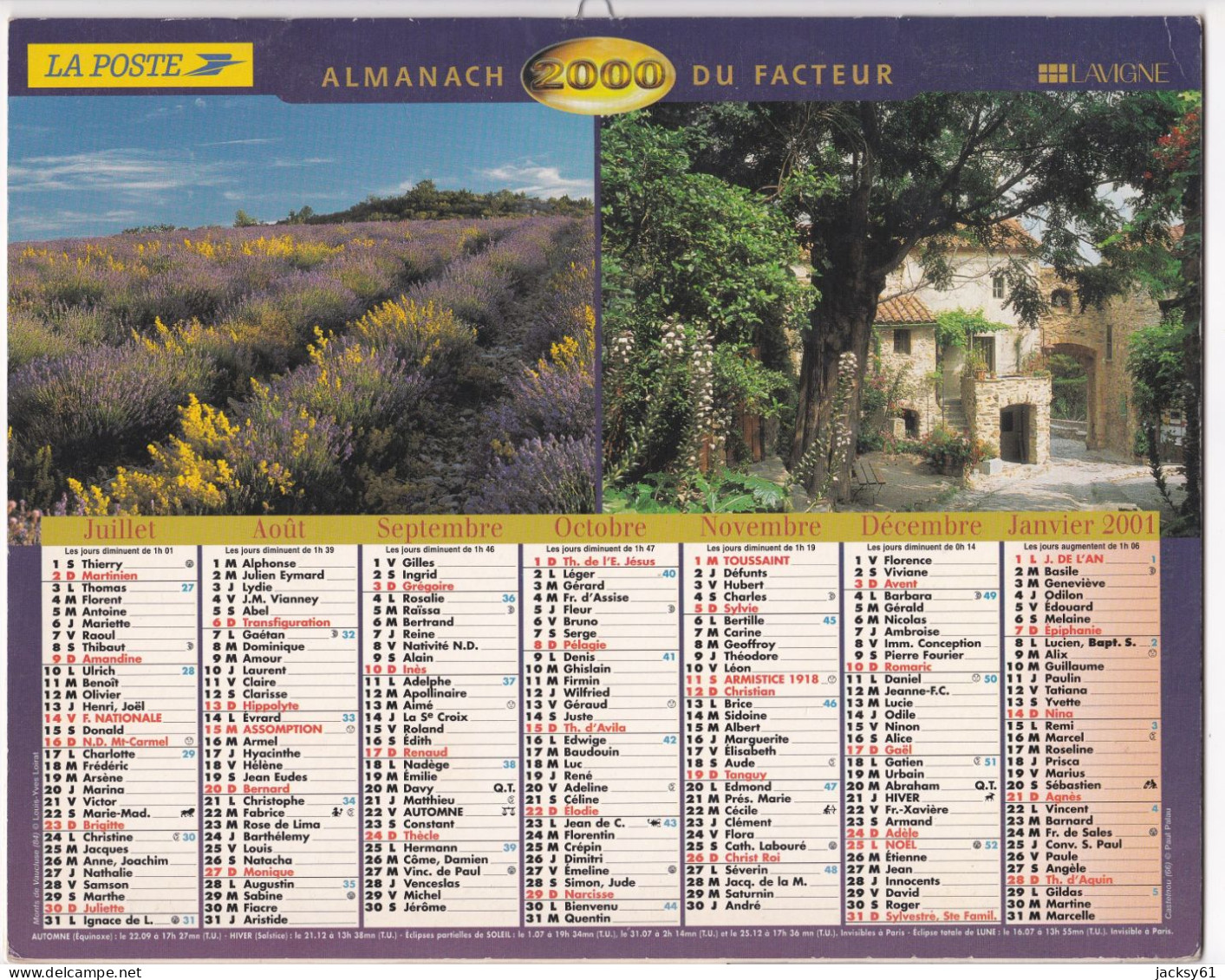 Almanach Du Facteur  2000 - Grossformat : 1991-00