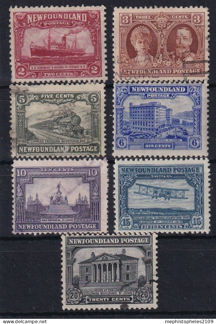 NEWFOUNDLAND 1929/31 - MLH/canceled - Sc# 164, 165, 167-171 - 1908-1947