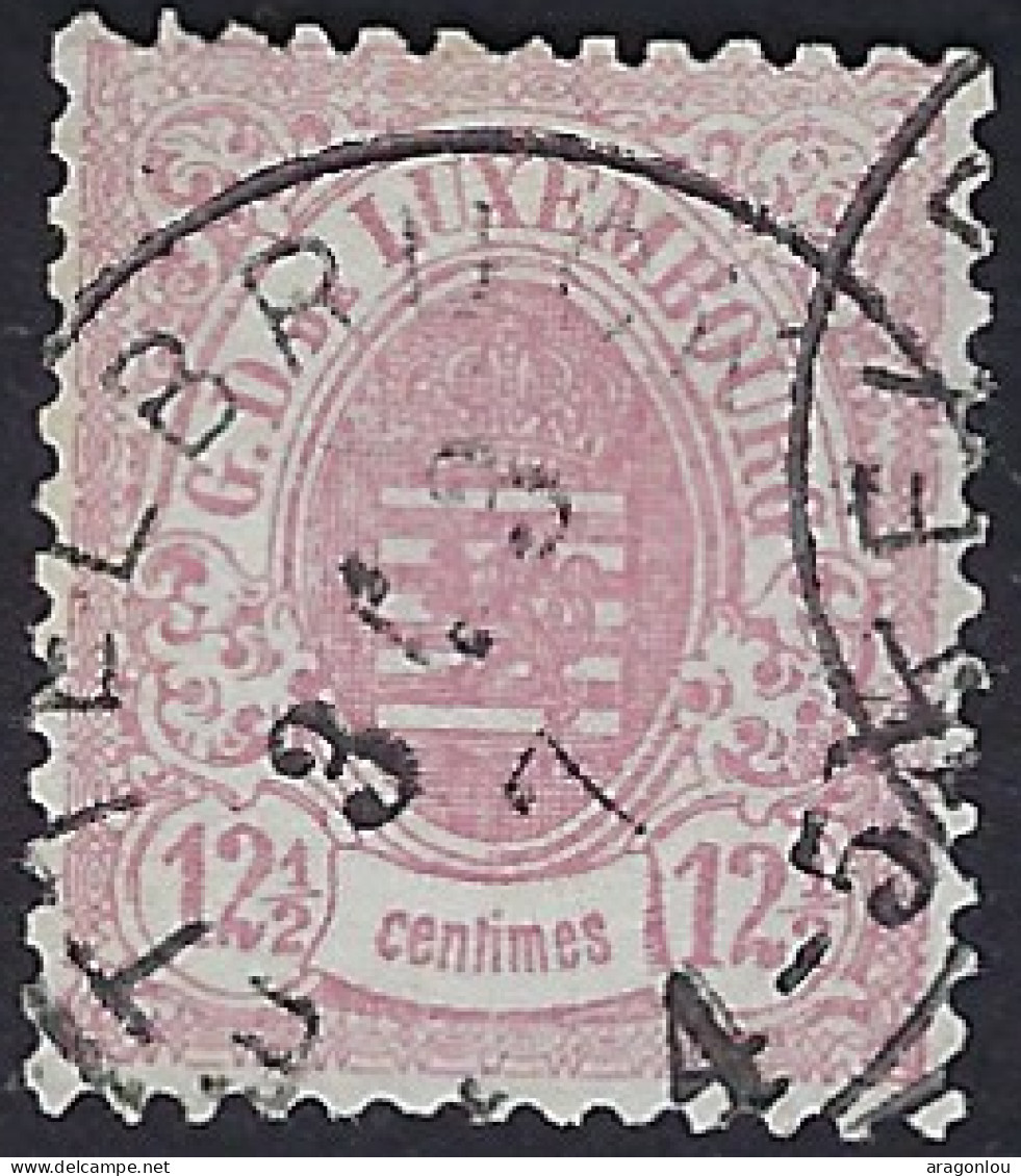 Luxembourg - Luxemburg - Timbre  Armoires  1875   12,5C.   °   Michel 32   VC. 35,- - 1859-1880 Wappen & Heraldik