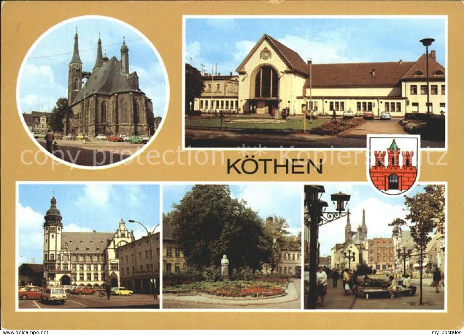 72401249 Koethen Anhalt Markt Sankt Jakobskirche Bahnhof Rathaus Boulevard Koeth - Köthen (Anhalt)