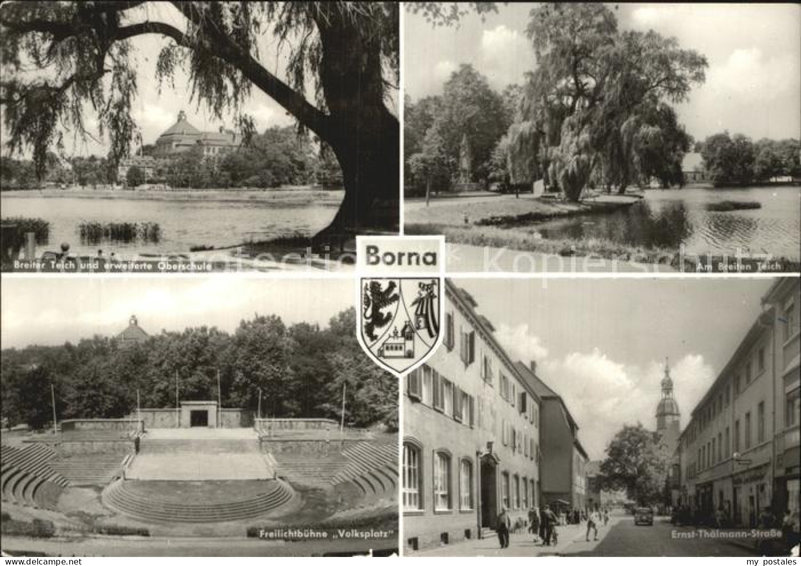 72400801 Borna Freilichtbuehne Breiter Teich  Borna - Borna