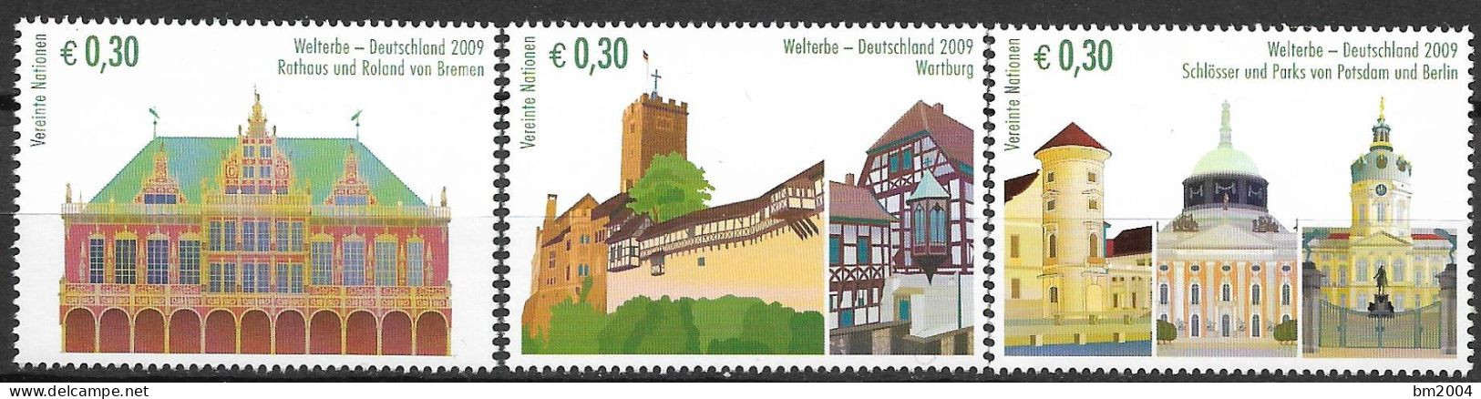 2009 UNO Wien Mi. 599-604**MNH UNESCO  Deutschland - Unused Stamps