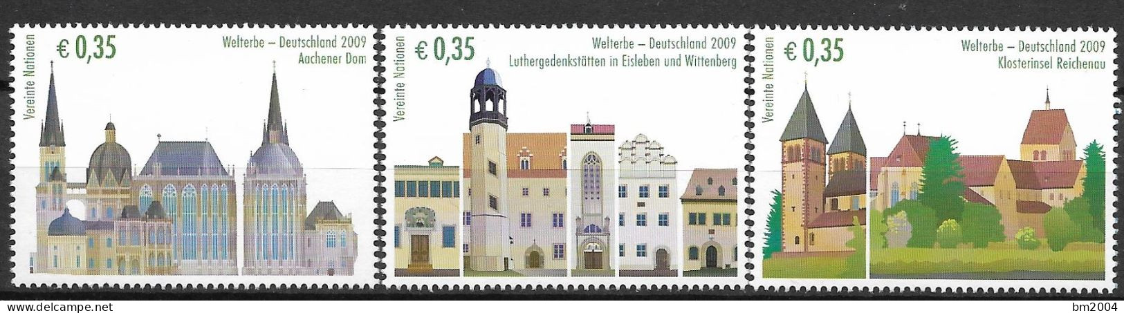 2009 UNO Wien Mi. 599-604**MNH UNESCO  Deutschland - Unused Stamps