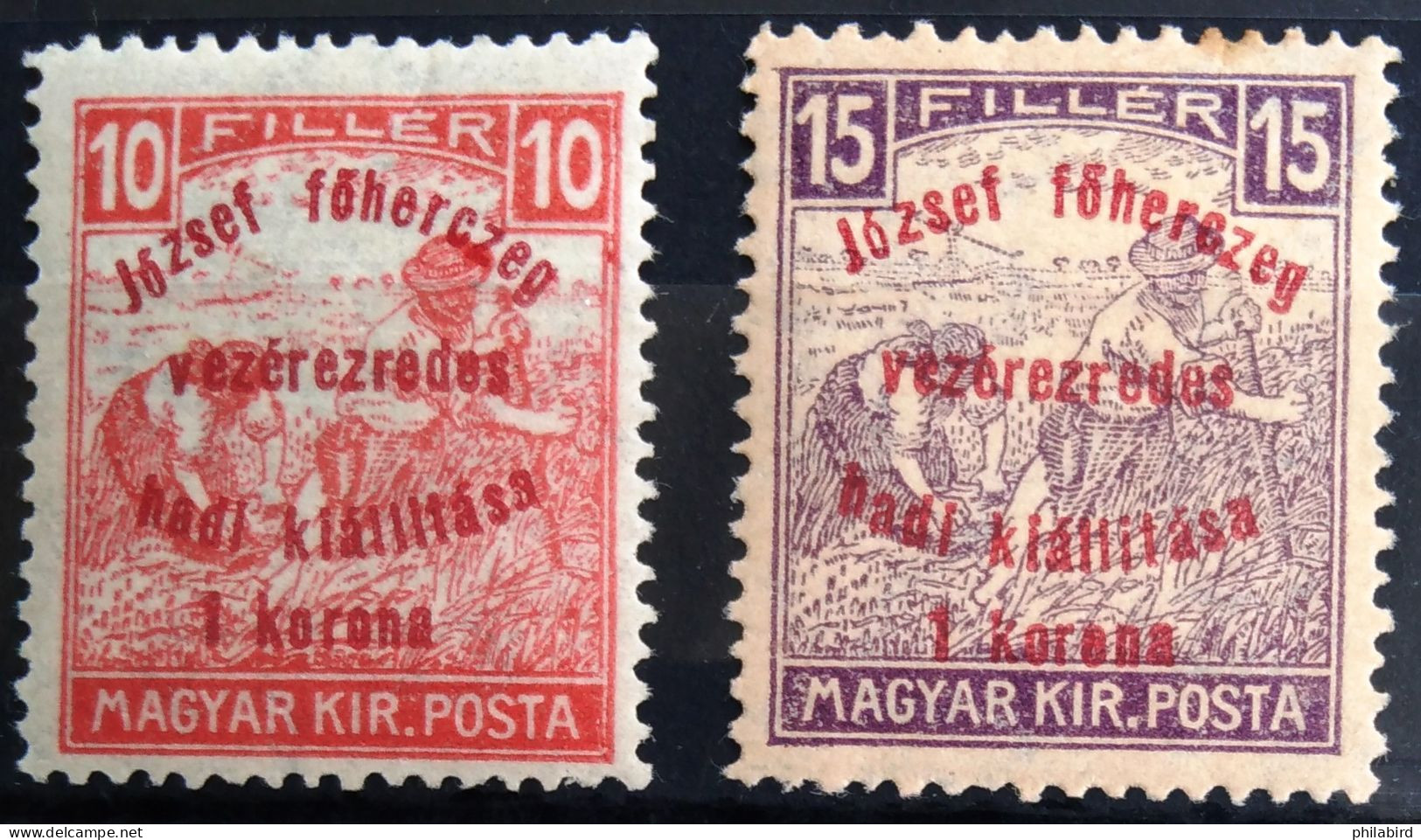 HONGRIE                        N° 185/186                    NEUF** - Unused Stamps