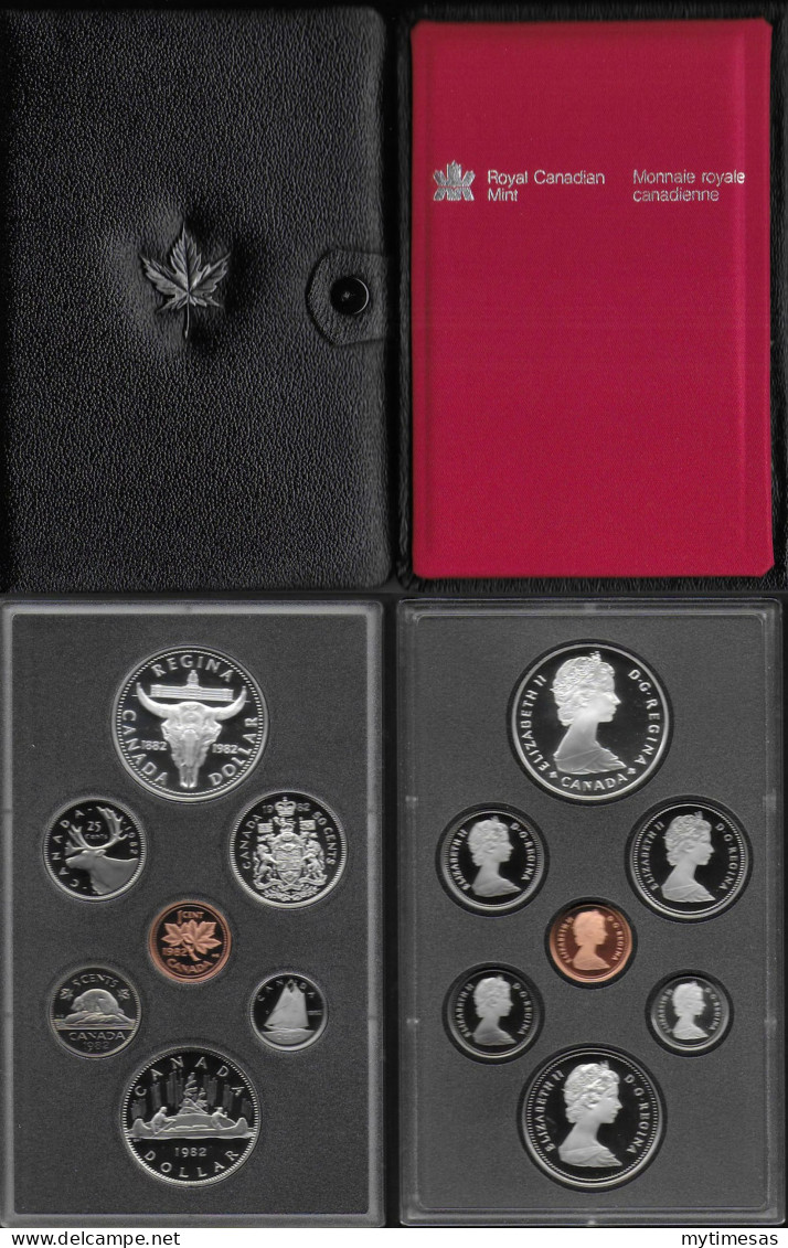 1982 Canada Mint Divisional Series 7 Coins Proof - Sonstige – Amerika