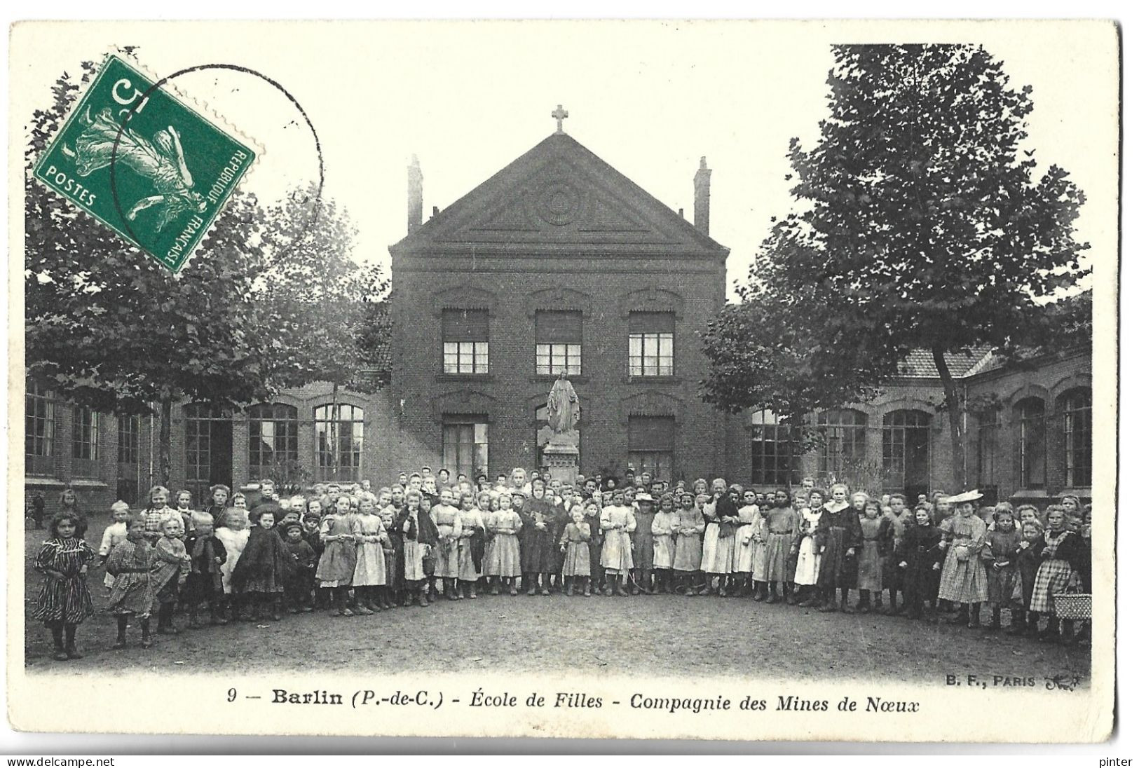 BARLIN - Ecole De Filles - Compagnie Des Mines De Noeux - Barlin