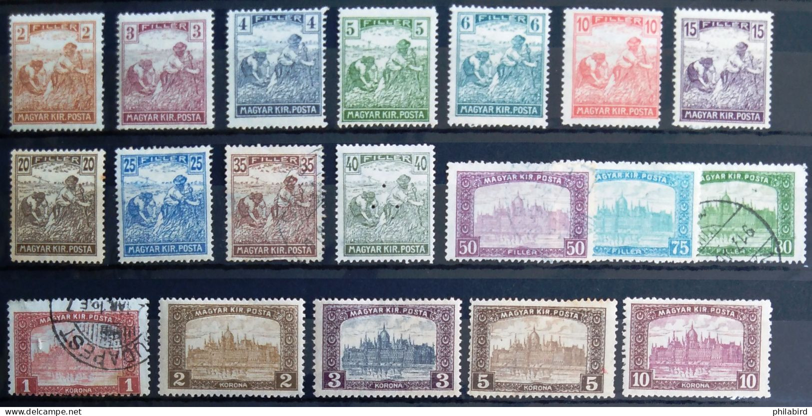 HONGRIE                        N° 164/182                    NEUF* Et OBLITERE - Unused Stamps