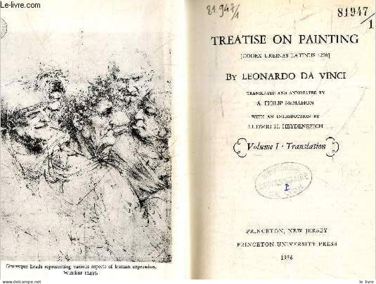 Treatise On Painting (codex Urbinas Latinus 1270) - Lot De 2 Volumes : Volume I. Translation + Volume II. Facsimile - LE - Lingueística