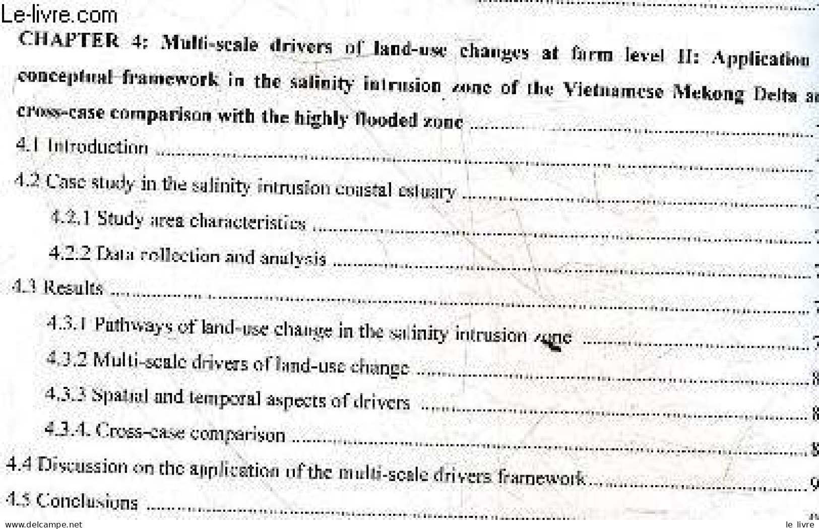 Spatial And Temporal Interactions Of Land-use Changes And Water Resources Management In The Vietnamese Mekong Delta - Th - Lingueística