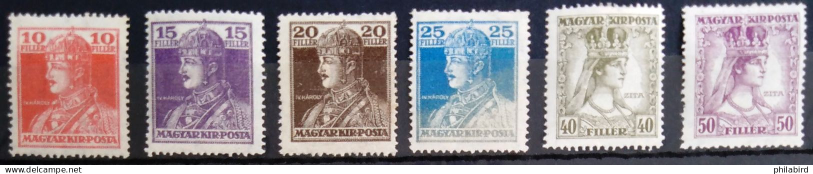 HONGRIE                        N° 187/192                    NEUF** Et NEUF* - Unused Stamps