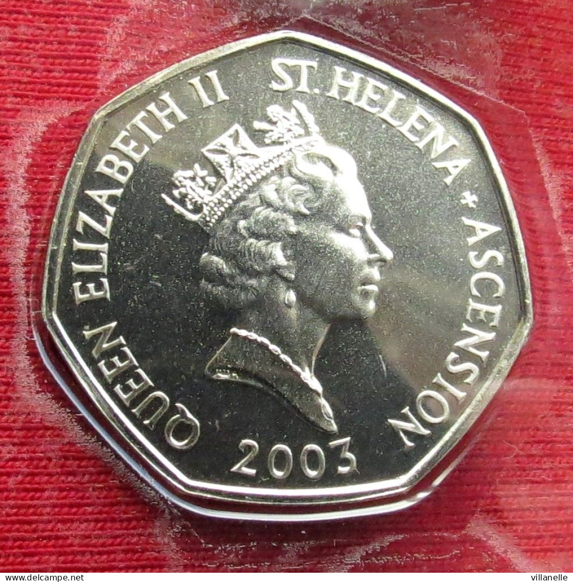 Saint Helena 50 Pence 2003 UNC ºº - St. Helena