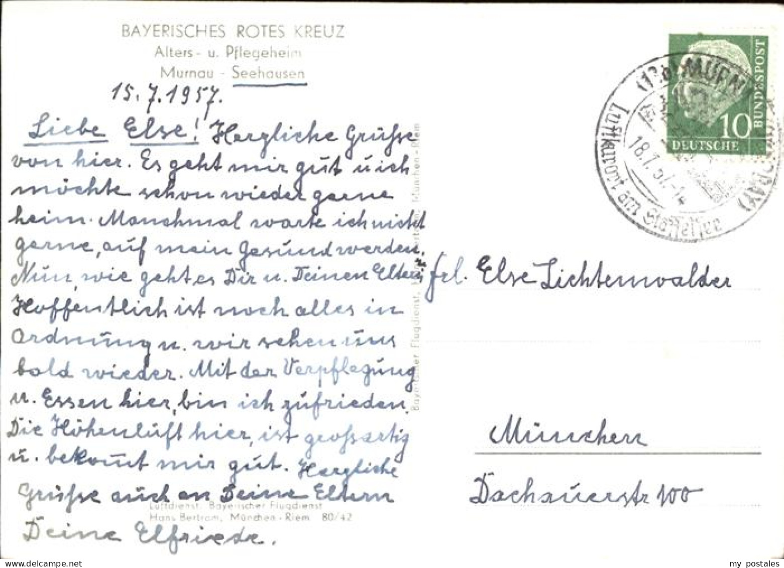 41078662 Seehausen Murnau Bayern Bayerisches Rotes Kreuz
Alters- Und Pflegeheim - Te Identificeren