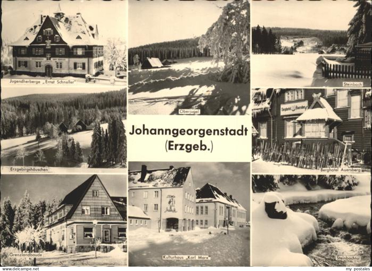 41078567 Johanngeorgenstadt Erzgebirgshaeuschen
Jugendherberge Ernst Schneller
 - Johanngeorgenstadt