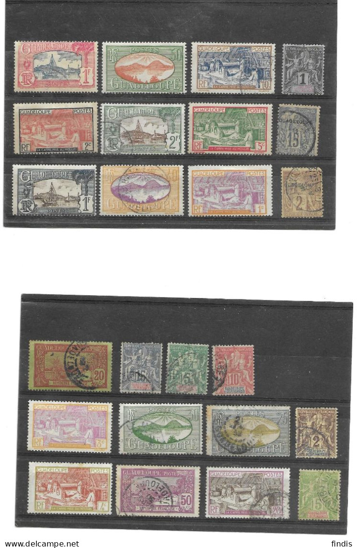 GUADELOUPE Lot */o - Used Stamps