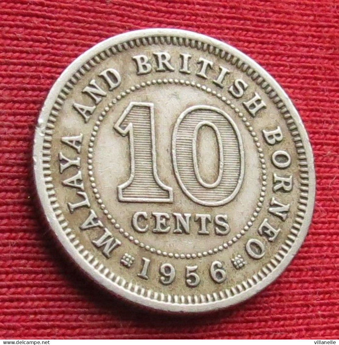 Malaya And British Borneo 10 Cents 1956 W ºº - Malaysie