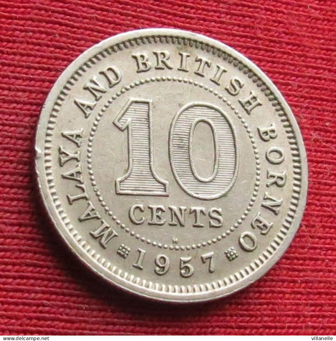 Malaya And British Borneo 10 Cents 1957 H W ºº - Malaysie