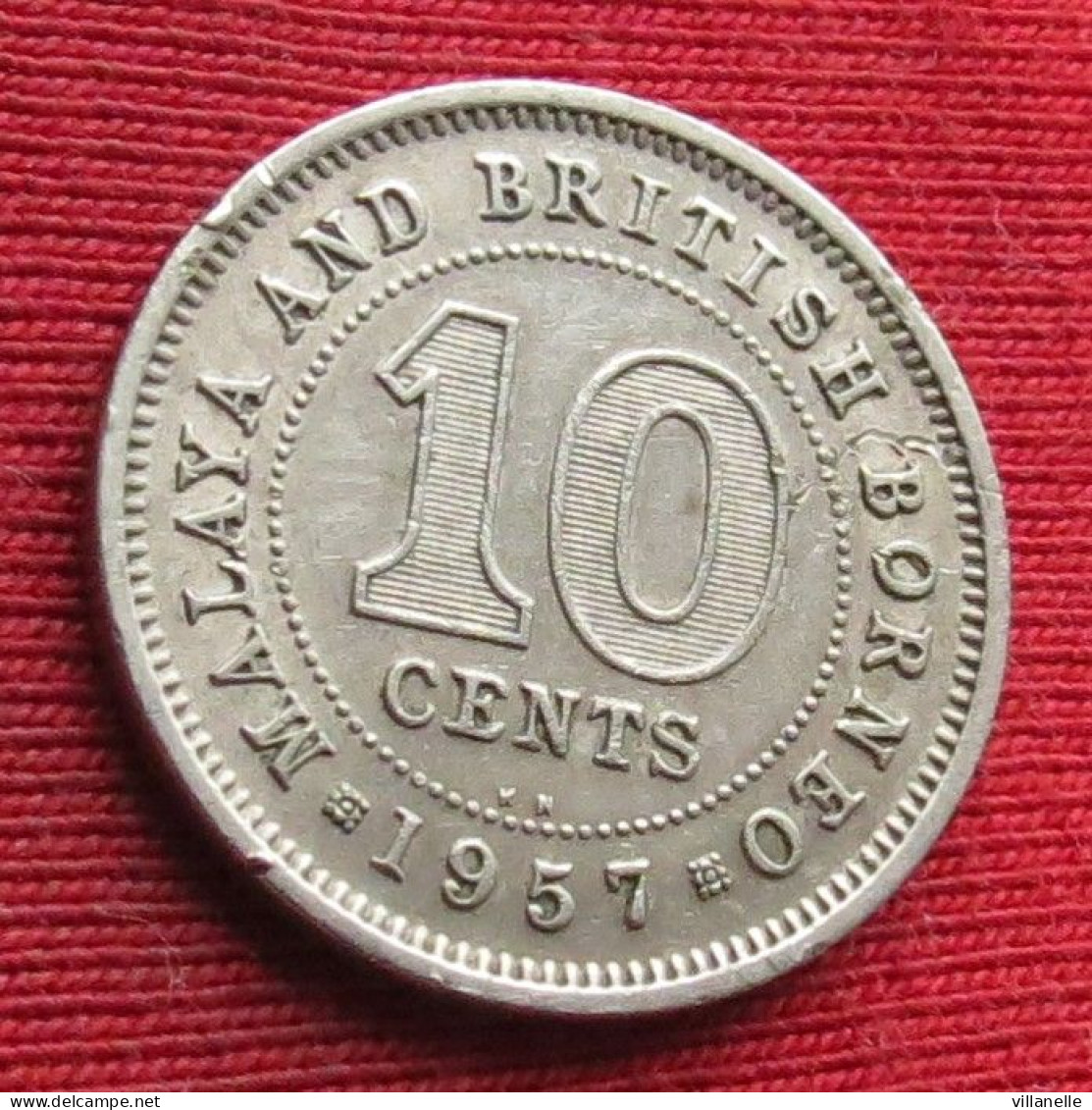 Malaya And British Borneo 10 Cents 1957 KN W ºº - Maleisië