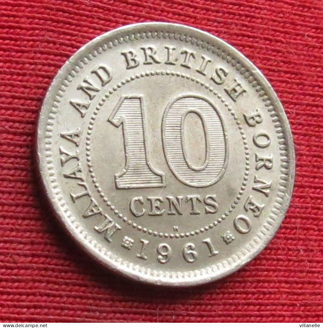 Malaya And British Borneo 10 Cents 1961 H W ºº - Malaysia