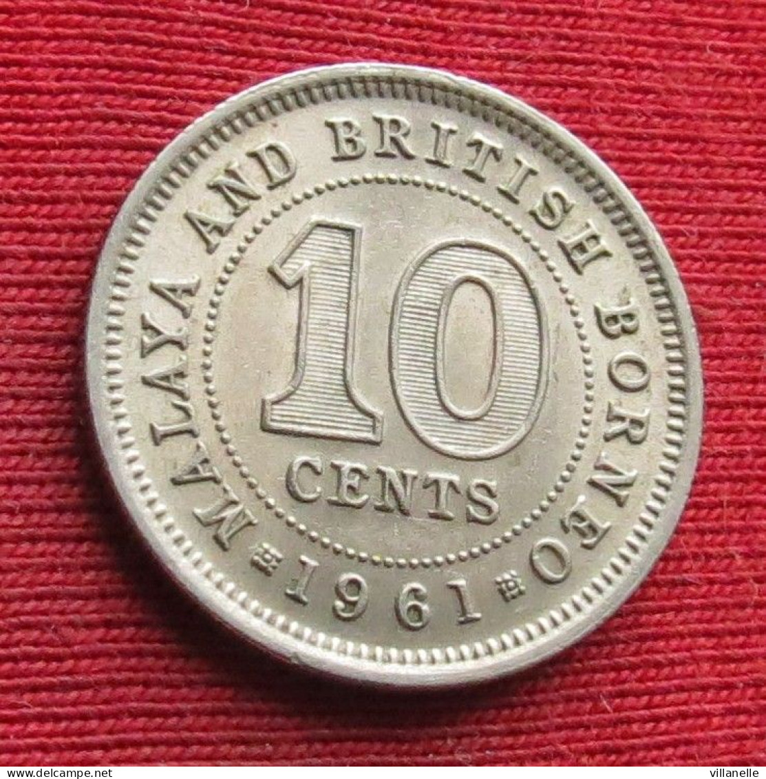 Malaya And British Borneo 10 Cents 1961  W ºº - Maleisië
