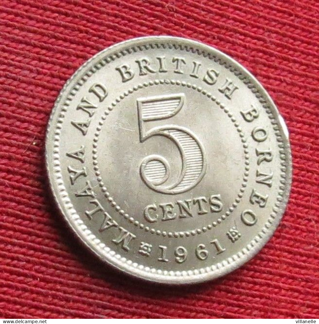 Malaya And British Borneo 5 Cents 1961 W ºº - Malesia