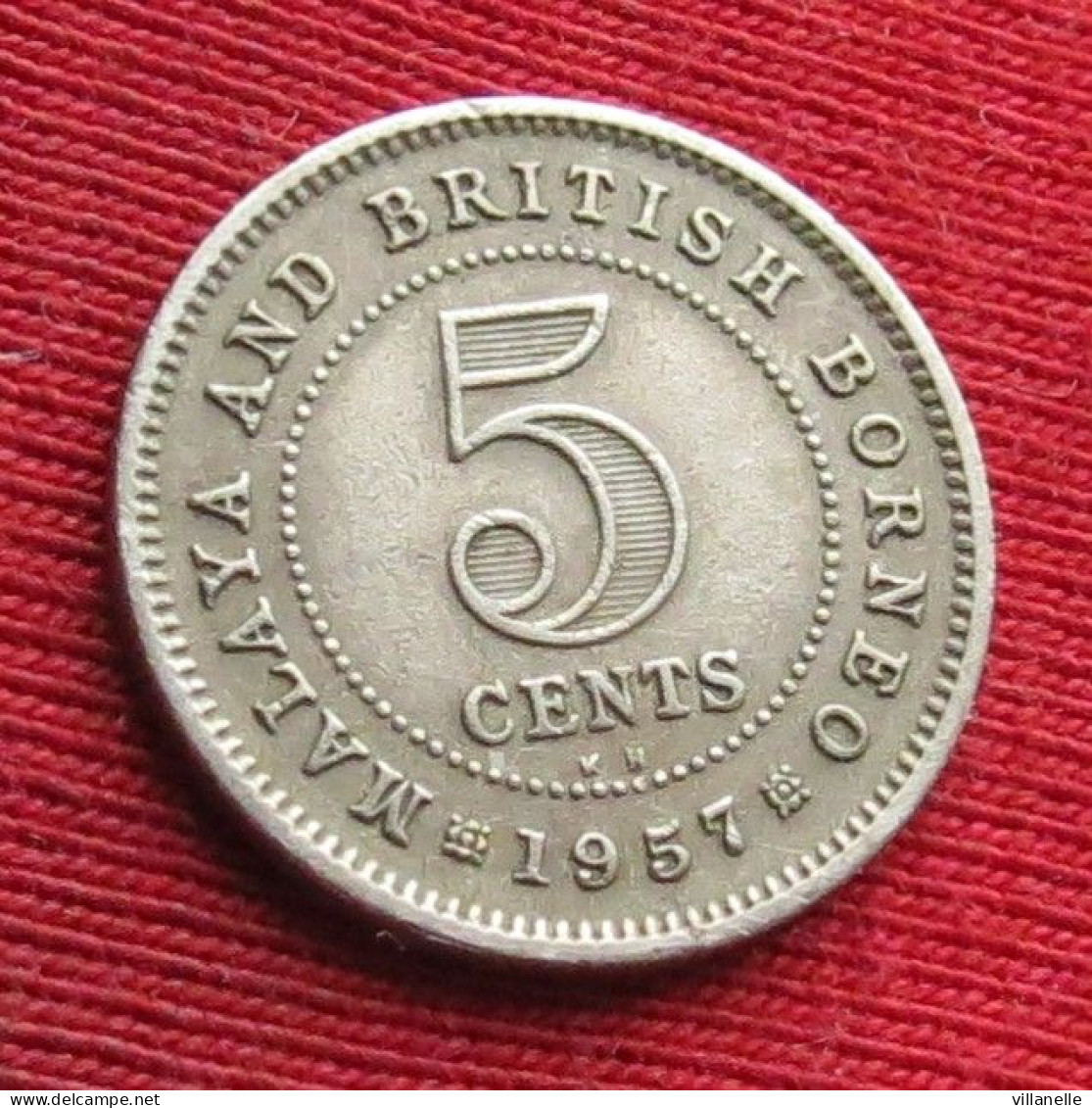 Malaya And British Borneo 5 Cents 1957 KN W ºº - Maleisië