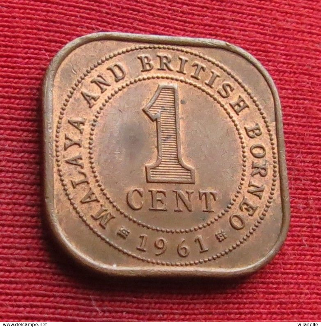 Malaya And British Borneo 1 Cent 1961 W ºº - Malaysia