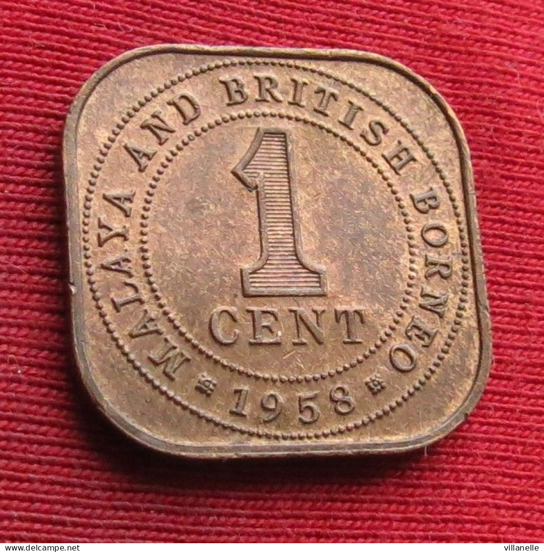 Malaya And British Borneo 1 Cent 1958 W ºº - Malaysie