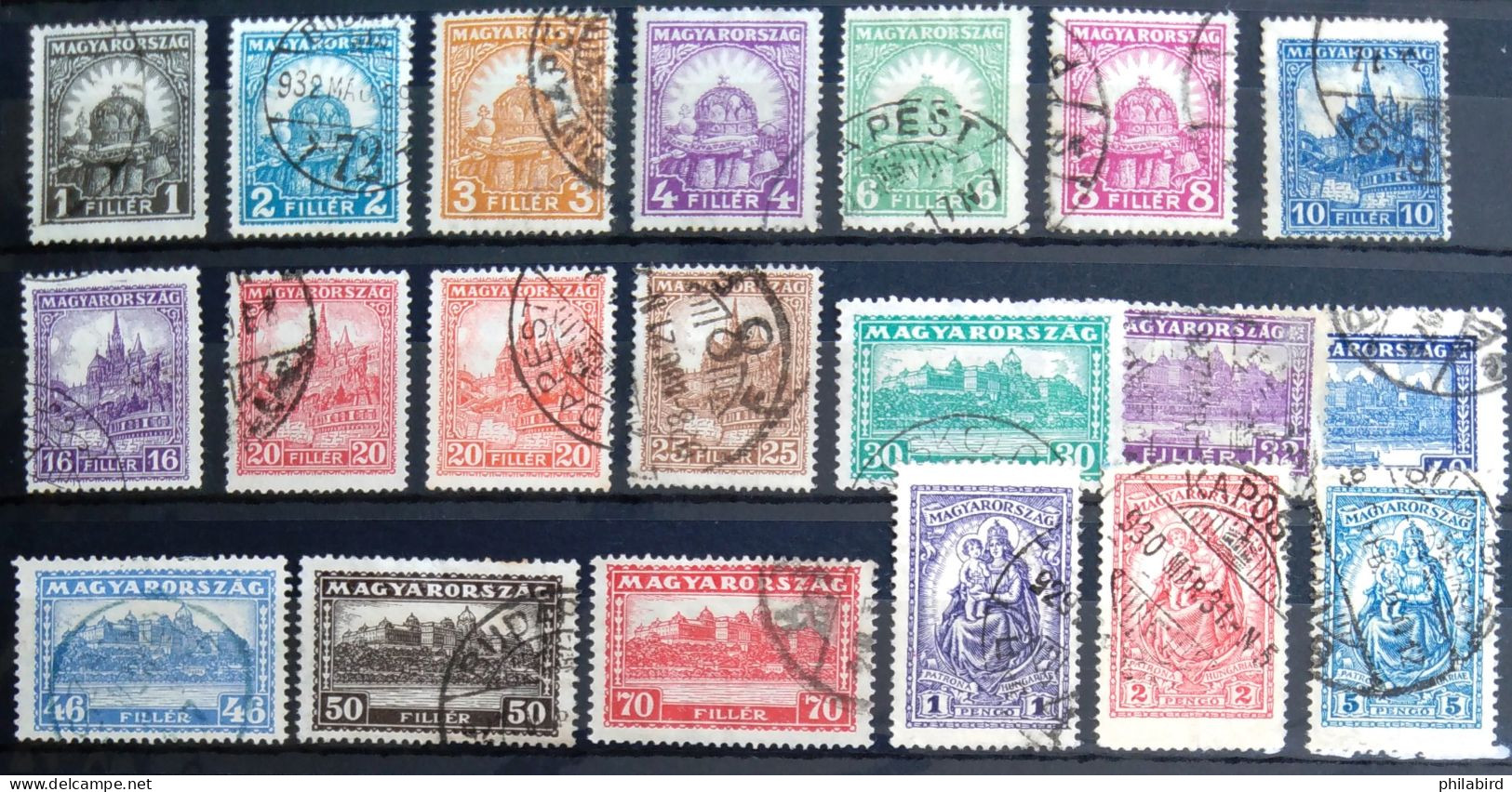 HONGRIE                        N° 379/397                  OBLITERE - Used Stamps