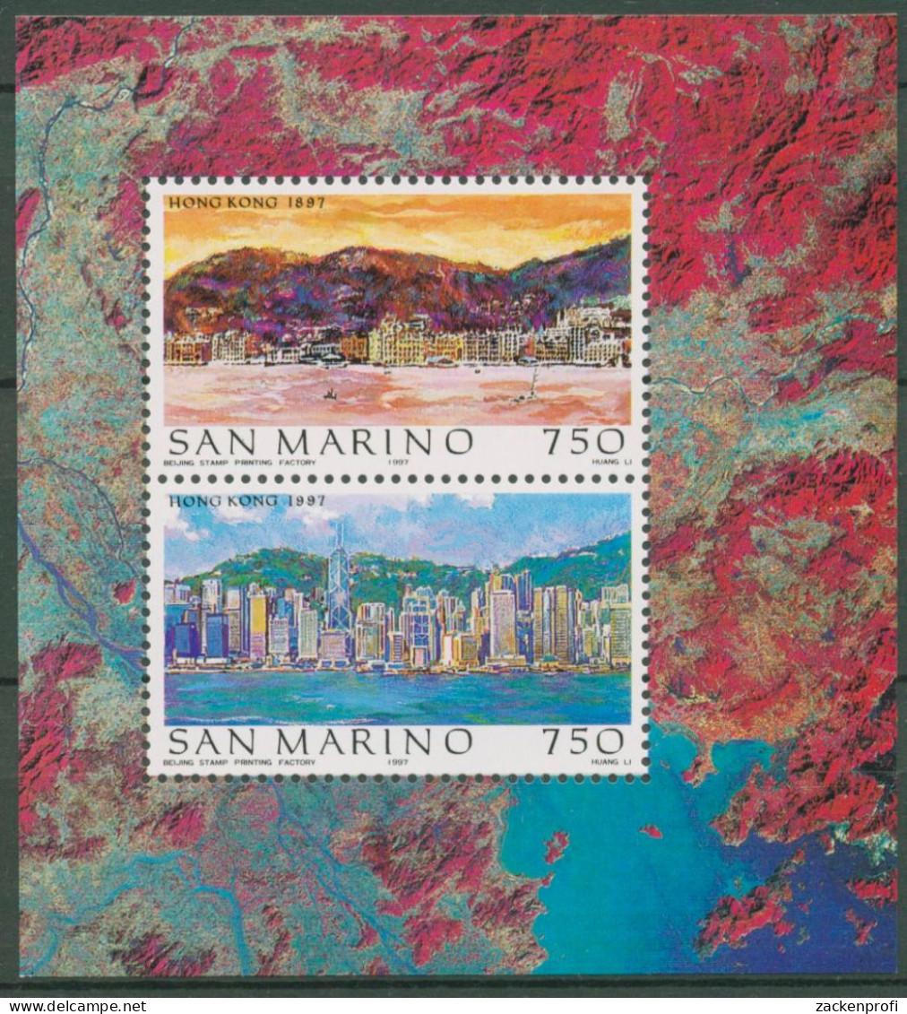 San Marino 1997Weltstädte Hongkong Block 22 Postfrisch (C62285) - Blocs-feuillets