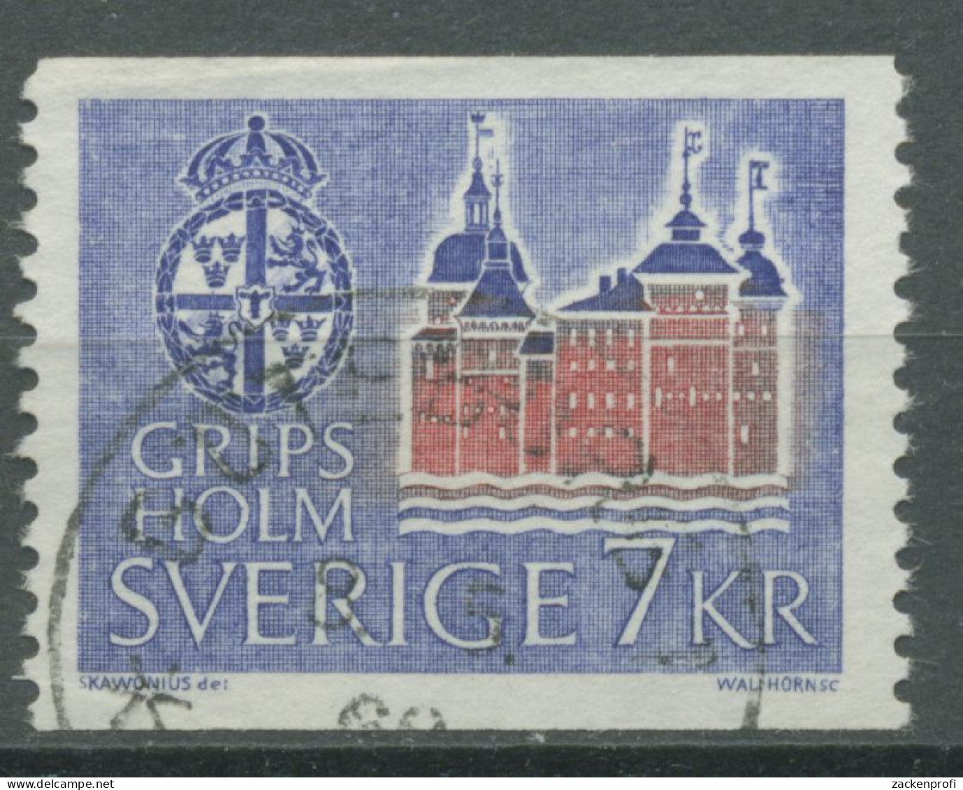 Schweden 1967 Schloss Gripsholm 577 Gestempelt - Usados