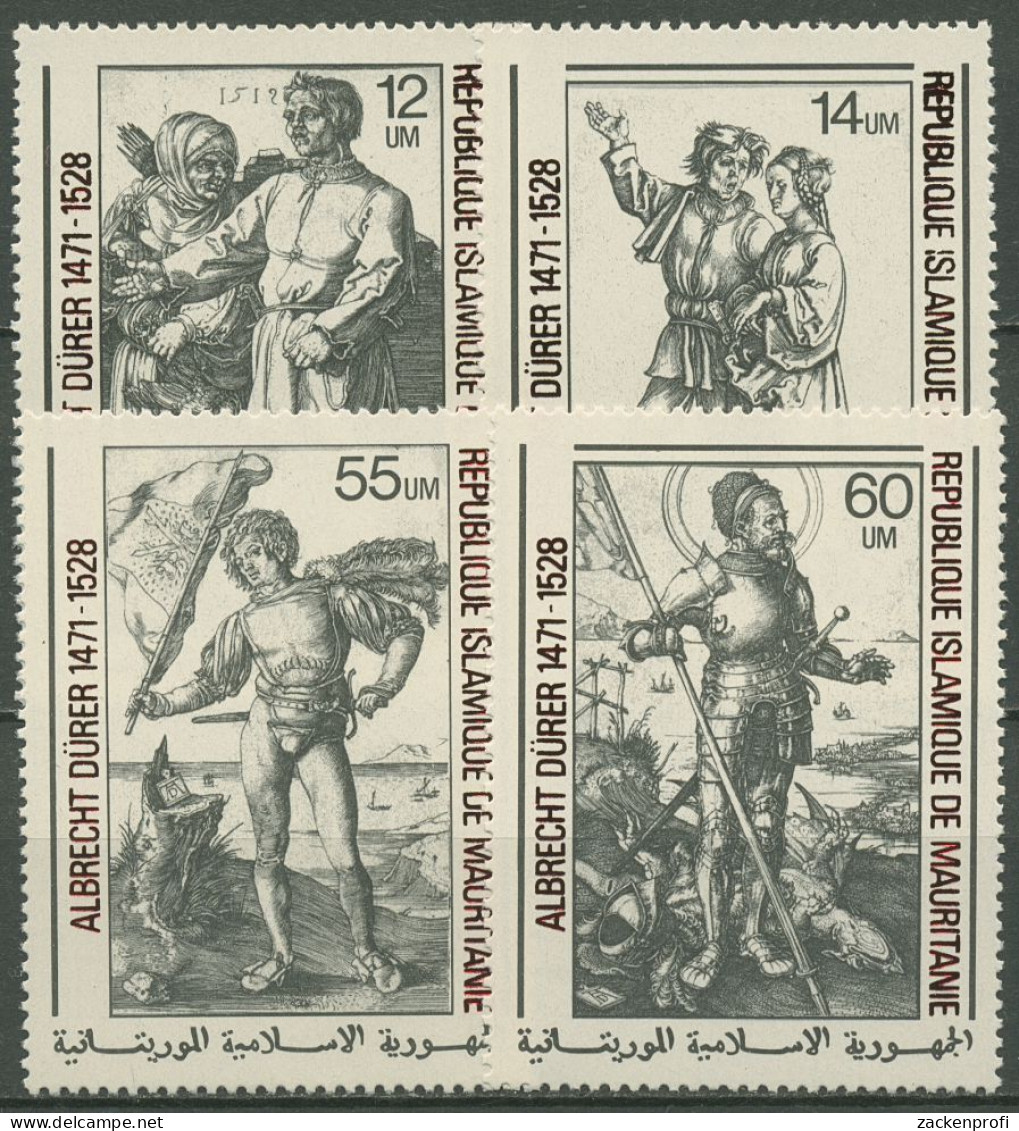 Mauretanien 1979 Kupferstiche Von Albrecht Dürer 628/31 Postfrisch - Mauritanie (1960-...)