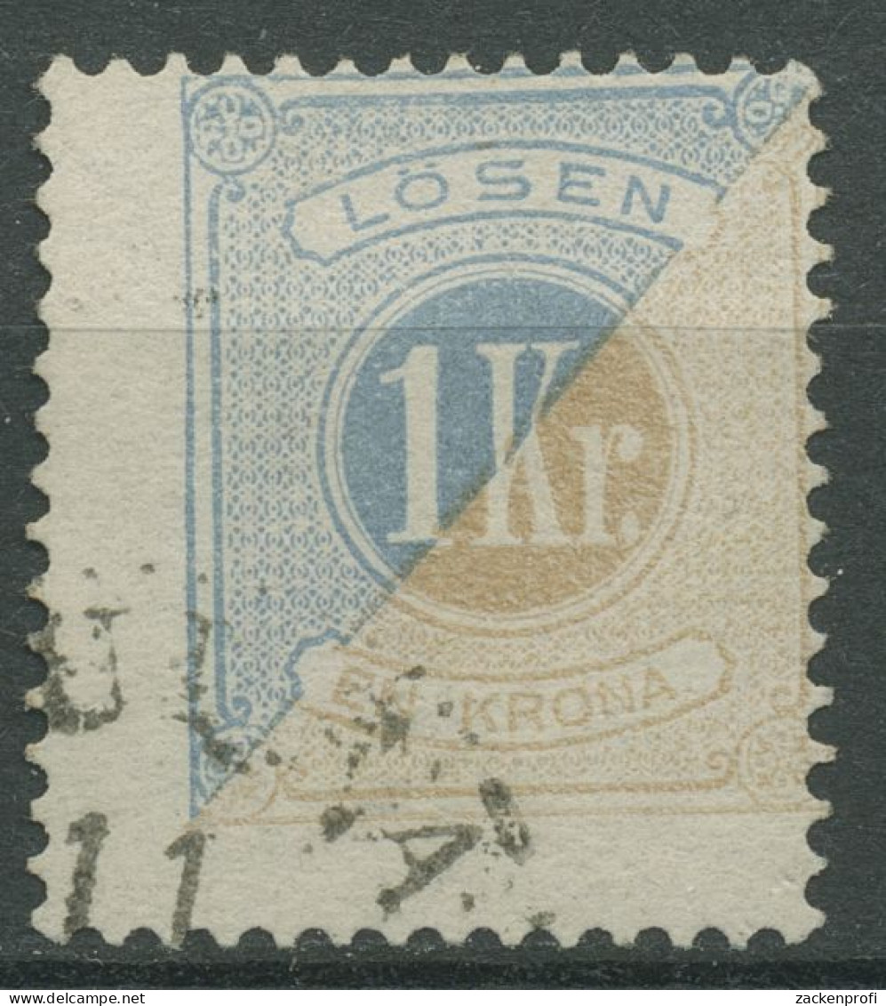 Schweden 1877 Portomarken Ziffernzeichnung Inschrift LÖSEN P 10 B Gestempelt - Postage Due