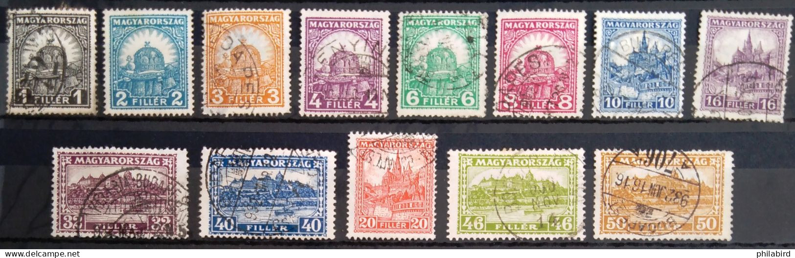 HONGRIE                        N° 406/416A    (sauf 413A)                  OBLITERE - Used Stamps