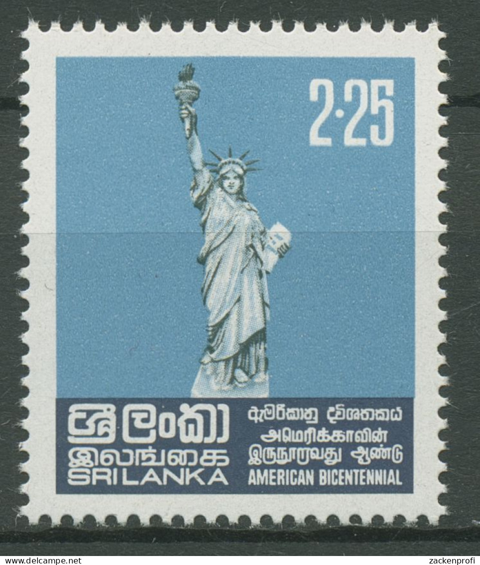 Sri Lanka 1976 Unabhängigkeit USA Freiheitsstatue 462 Postfrisch - Sri Lanka (Ceylon) (1948-...)