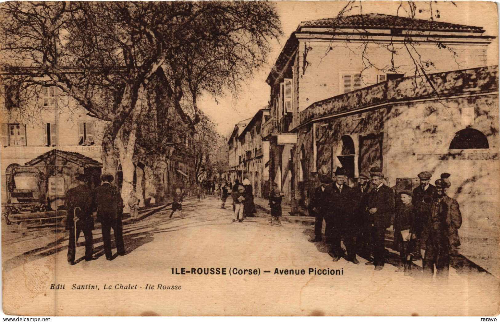 CORSE - L'ILE ROUSSE - Avenue Piccioni - Sonstige & Ohne Zuordnung