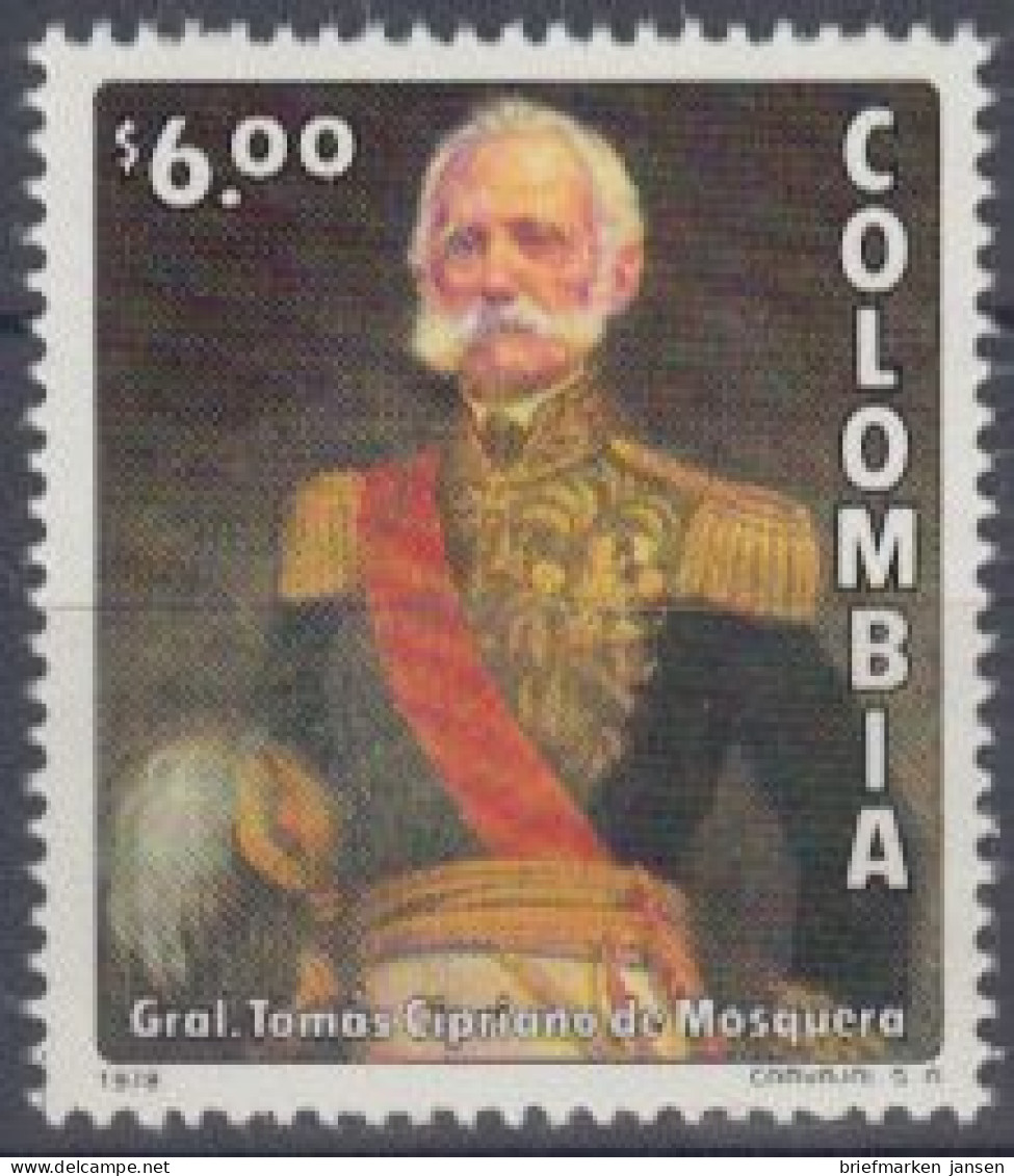 Kolumbien Mi.Nr. 1381 100.Todestag General Tomás Cipriano De Mosquera (6.00) - Colombia