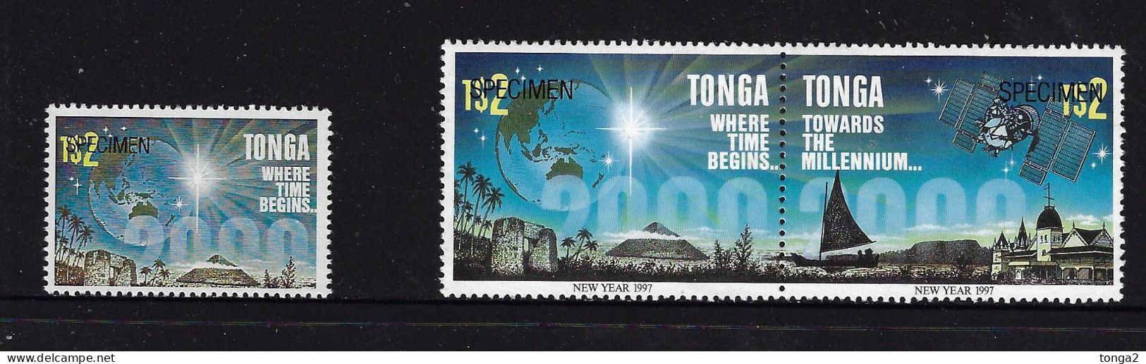 Tonga 1996 ESSAY $2.00 Space - Time - Important Read Description For More Details - Océanie