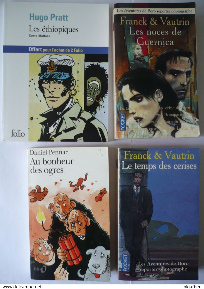 Lot 4 Livres Illus De Couv & BD : TARDI BILAL PRATT // TBE - Tardi