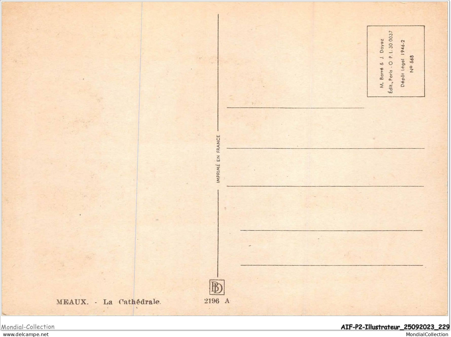 AIFP2-ILLUSTRATEUR-0244 - BARDAY - MEAUX - La Cathédrale  - Barday